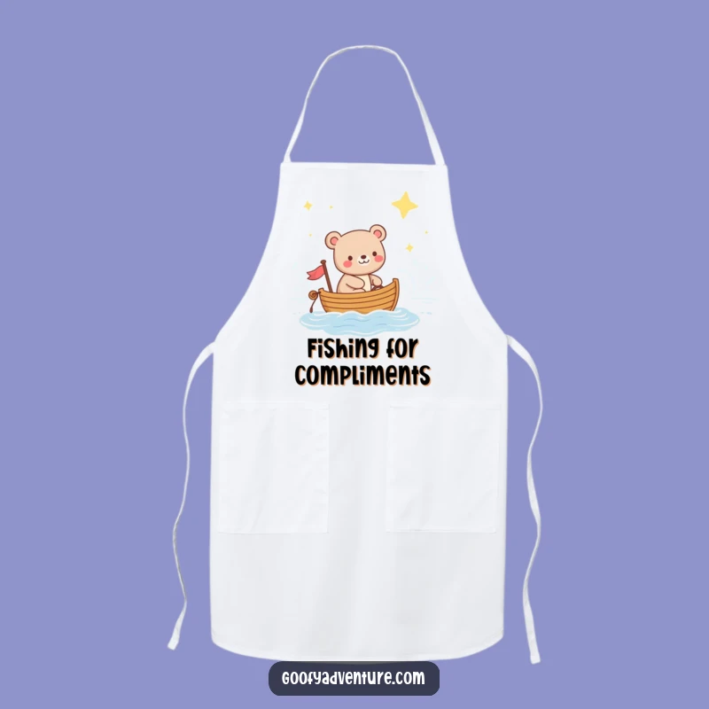 Funny Bear Chef Apron: Cook Up Adventures Under the Stars