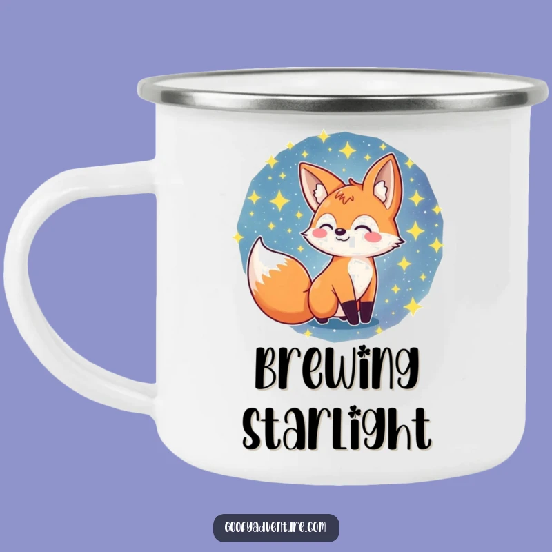 Funny Fox Galaxy Camping Mug: Sip Under the Stars with This Hilarious Gift