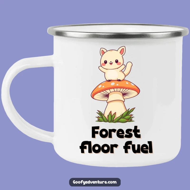 Durable Funny Kawaii Mushroom Leaper Animal Camping Mug: Your Adventure Buddy for Laughs