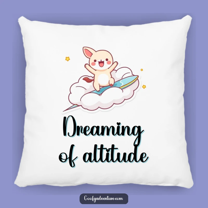 Soft Funny Kawaii Cloud Surfer Animal Pillow: Cuddle Up with Hilarious Adventure