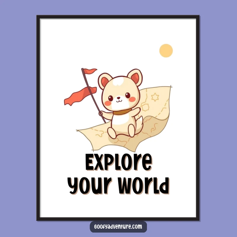 Funny Explorer Digital Art - Instant Adventure for Your Walls!