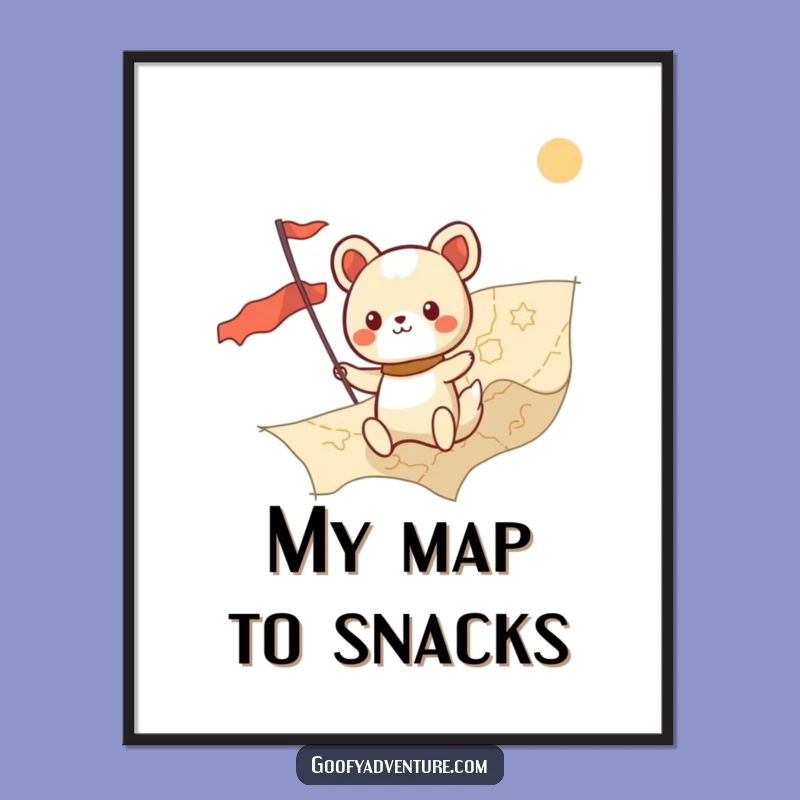 Funny Explorer Poster - Adventure Art for Your Walls!