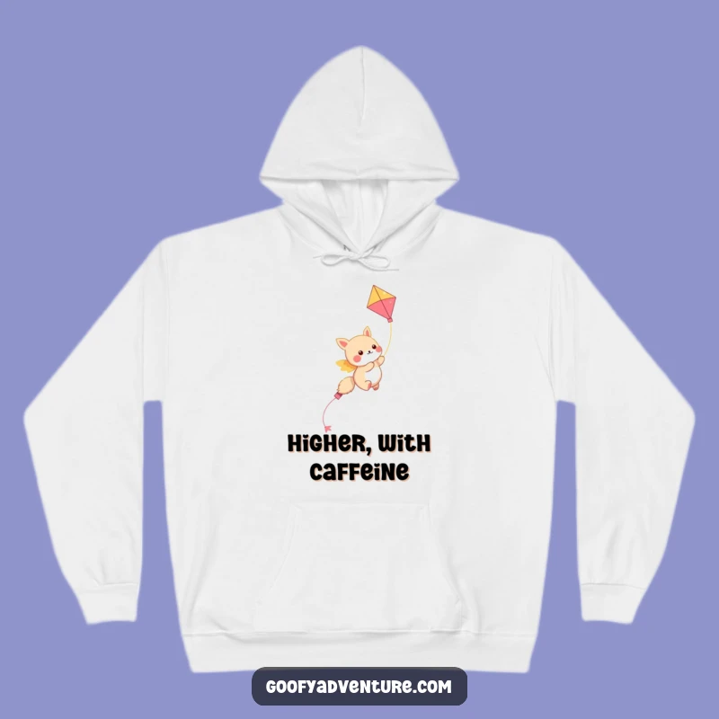 Funny Kawaii Animal Kite Hoodie: Cozy Sky Adventure, Ultimate Warm Funny Gift