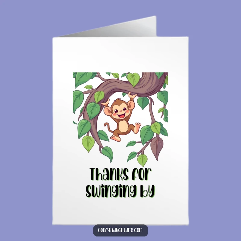 Free Printable Monkey Thank You Card: A Fun Way to Show Gratitude