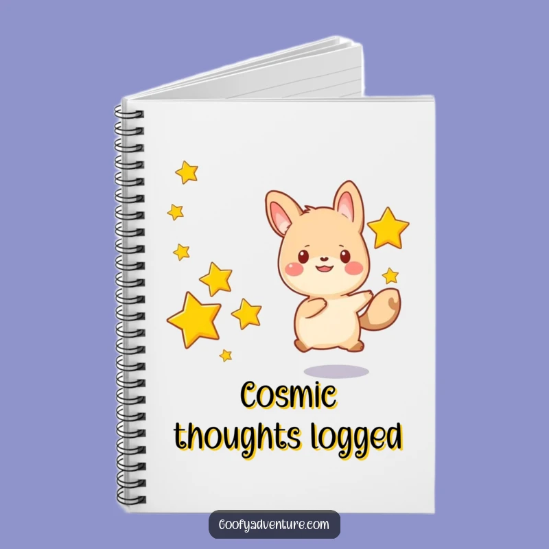 Funny Kawaii Animal Star Chase Notebook: Journal Your Dreams, Perfect Celestial Gift