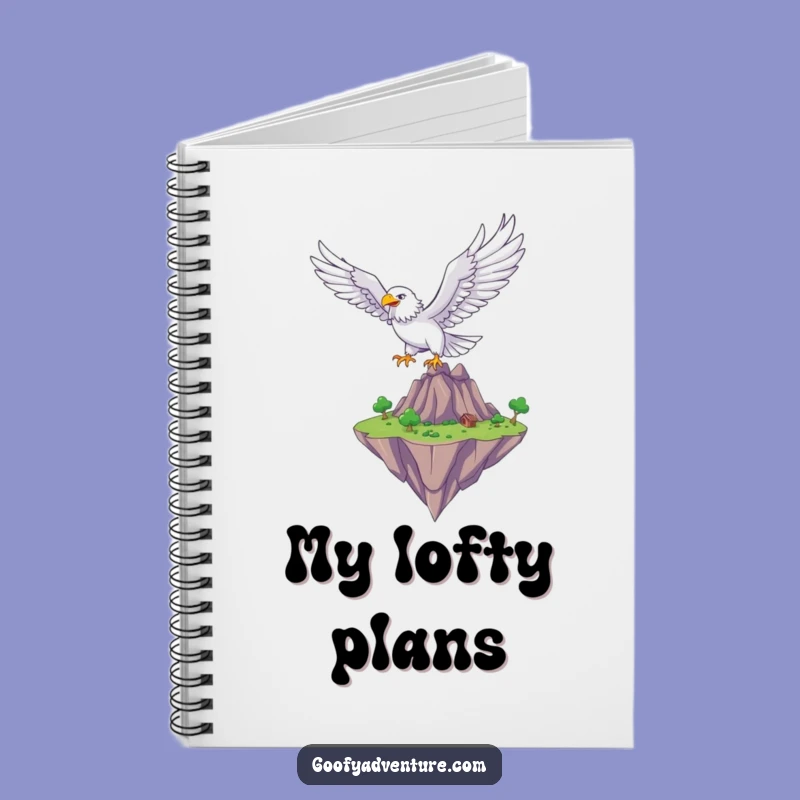 Funny Eagle Flyer Notebook: Fantastical Sky Journal Gift