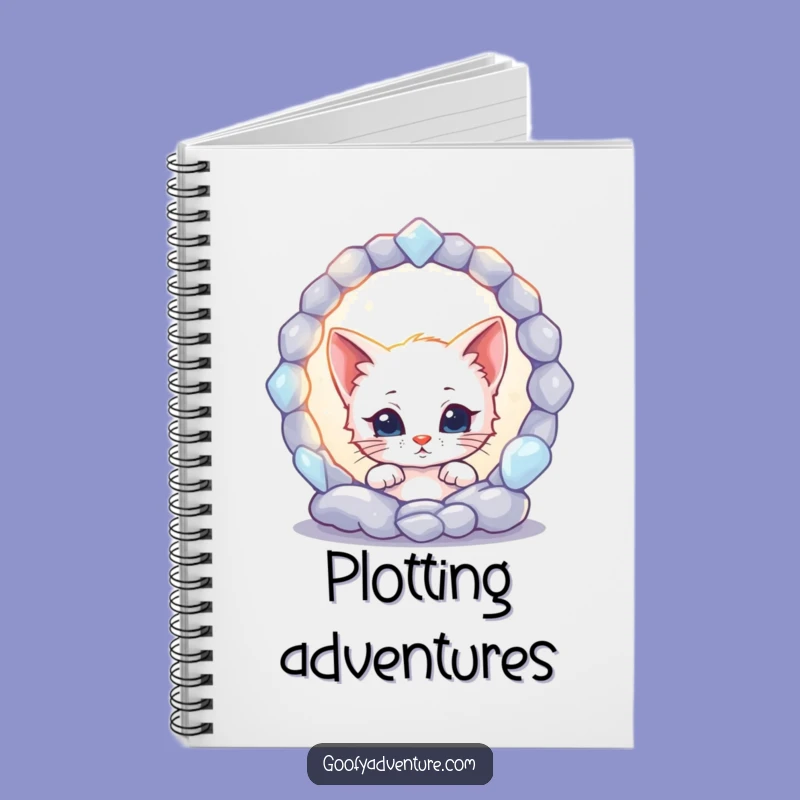 Funny Kitten Portal Notebook: Jot Down Mysteries with Hilarious Cat Flair