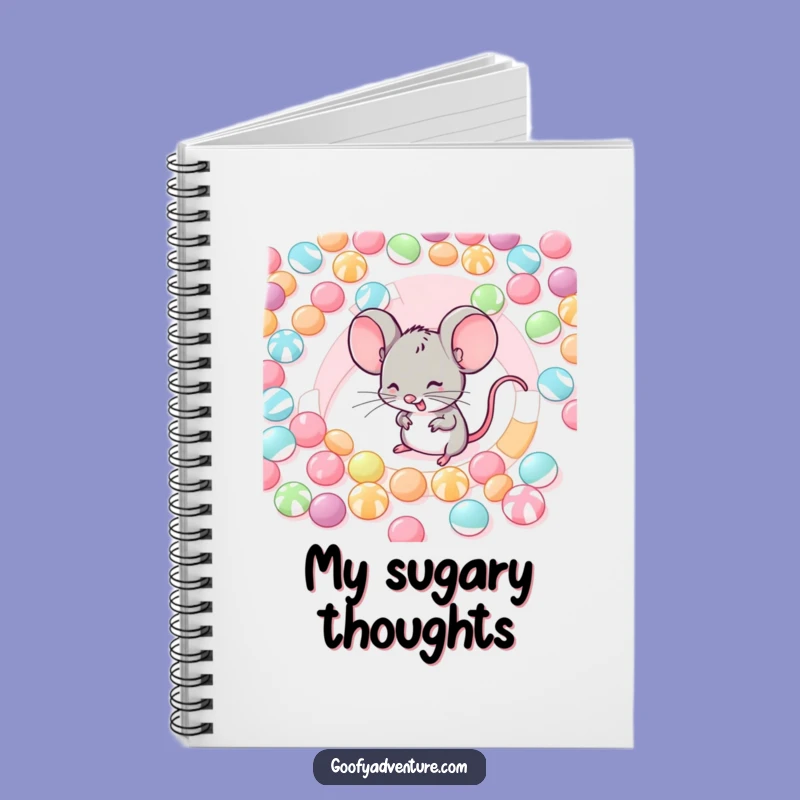 Funny Mouse Candy Maze Notebook: Jot Down Your Sweetest Ideas