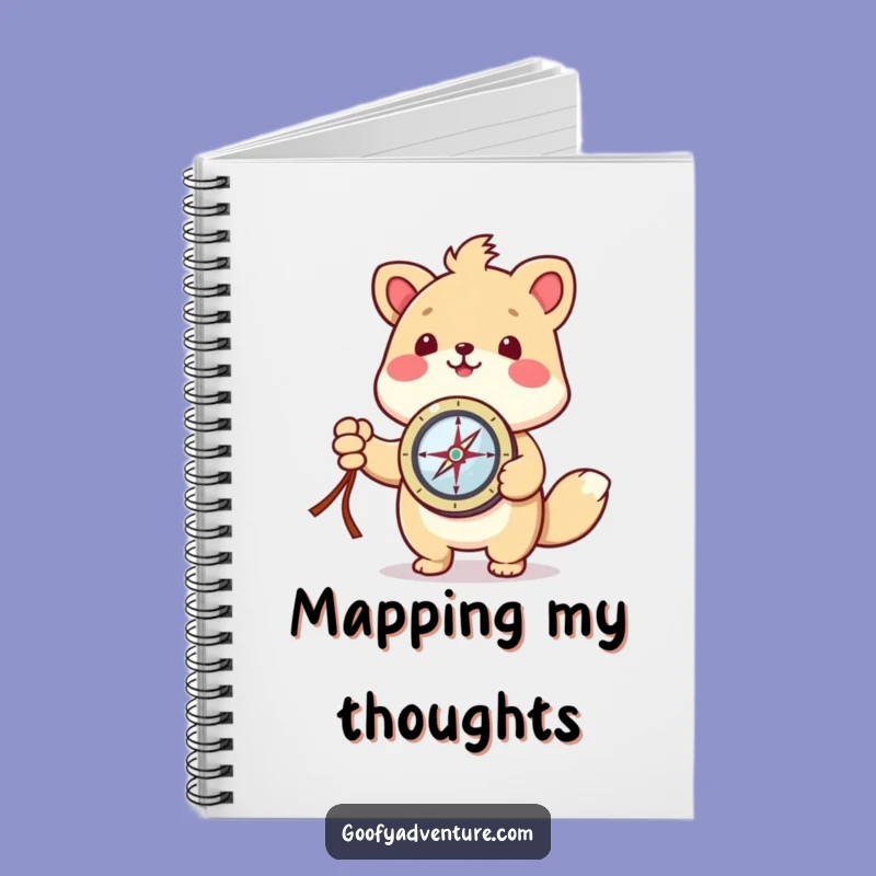 Funny Kawaii Explorer Animal Notebook: Chart Your Course with Hilarious Notes