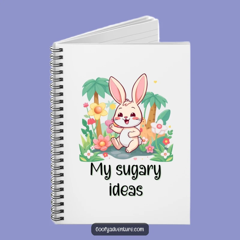 Funny Bunny Candy Jungle Notebook - Jot Down Sweet Ideas in a Fantastical World