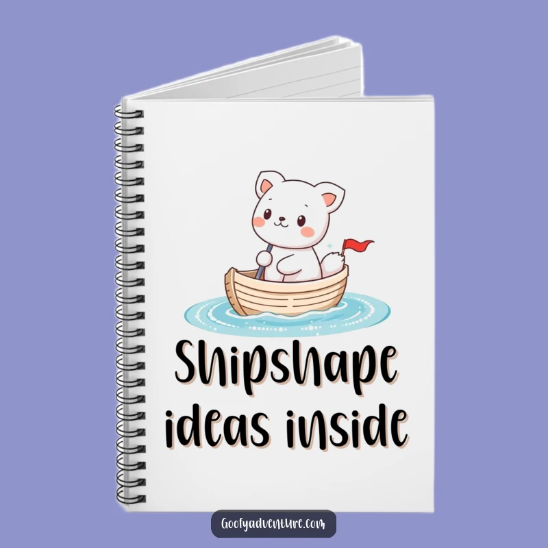 Funny Kawaii Animal Sailing Notebook: Adorable Tiny Boat Journal, Perfect Gift for Writers