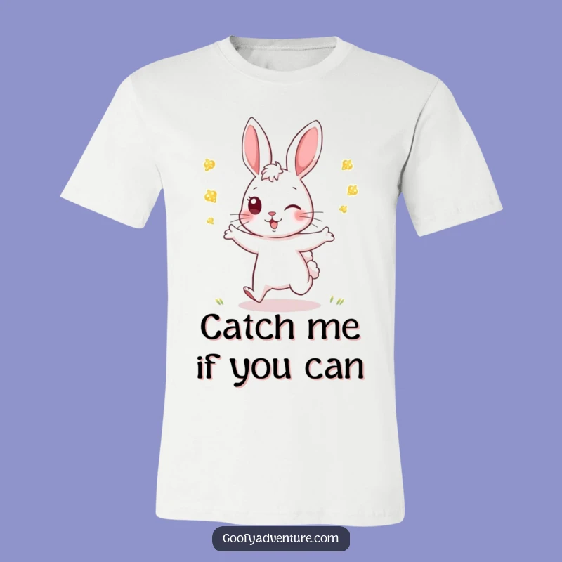 Funny Rabbit Firefly Tag T-Shirt: Catch the Fun
