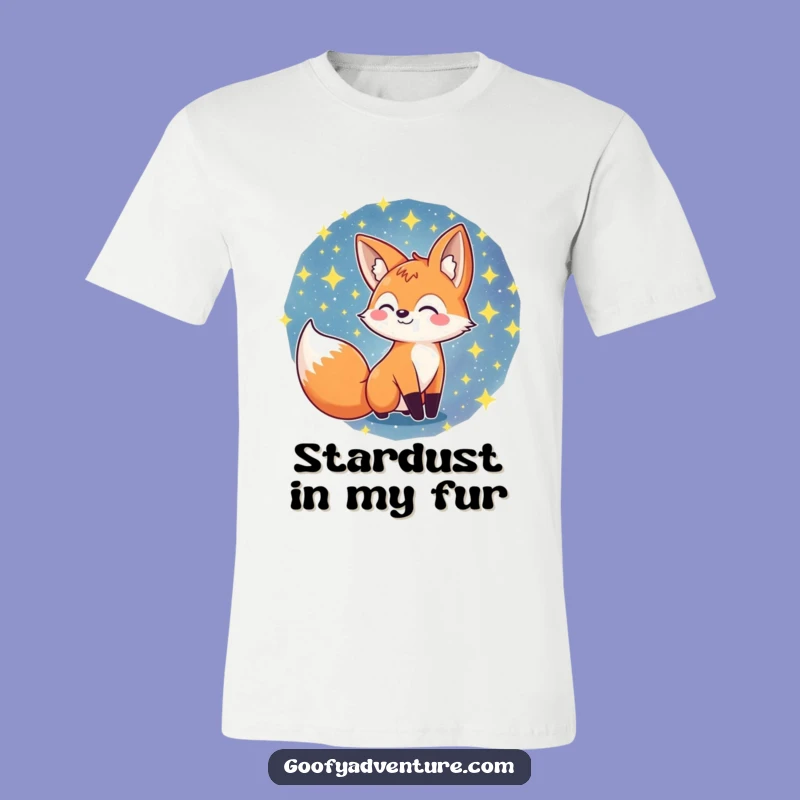 Funny Fox Galaxy T-Shirt: Wear the Universe with This Hilarious Space Tee