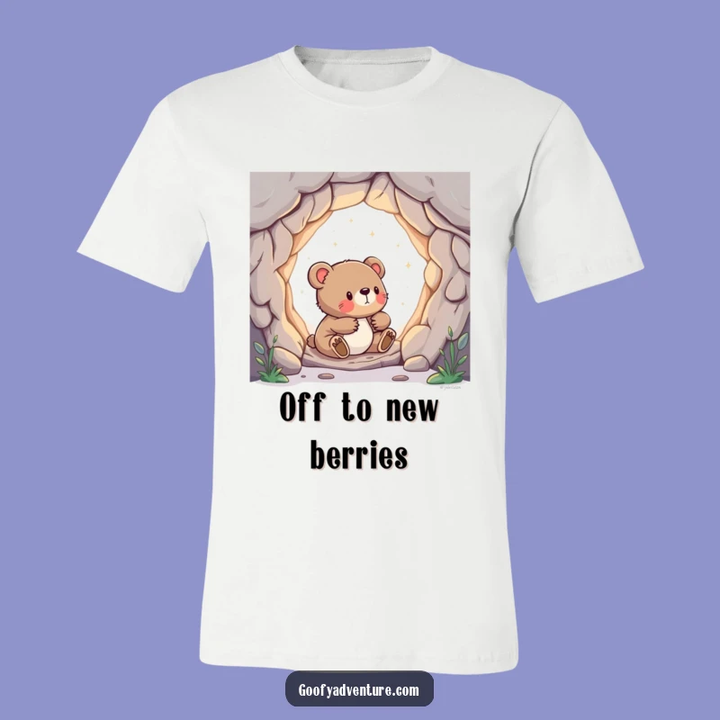 Funny Bear Cub Portal T-Shirt: Wear Your Curiosity with Pride!