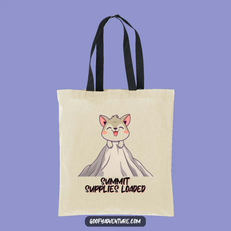 Funny Summit Tote: Playful Animal Peak Bag Gift